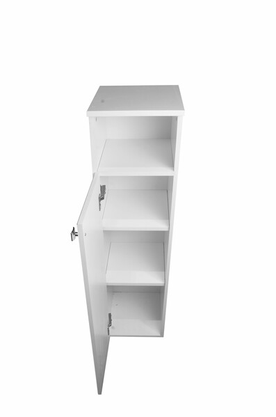 Пенал SANTREK HOME "Винтаж" (Белый с патиной) 1 дверь с НИШЕЙ Левый 300х1150х300