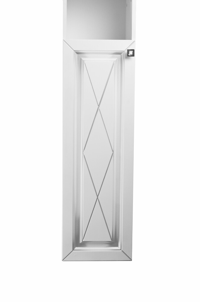 Пенал SANTREK HOME "Винтаж" (Белый с патиной) 1 дверь с НИШЕЙ Левый 300х1150х300