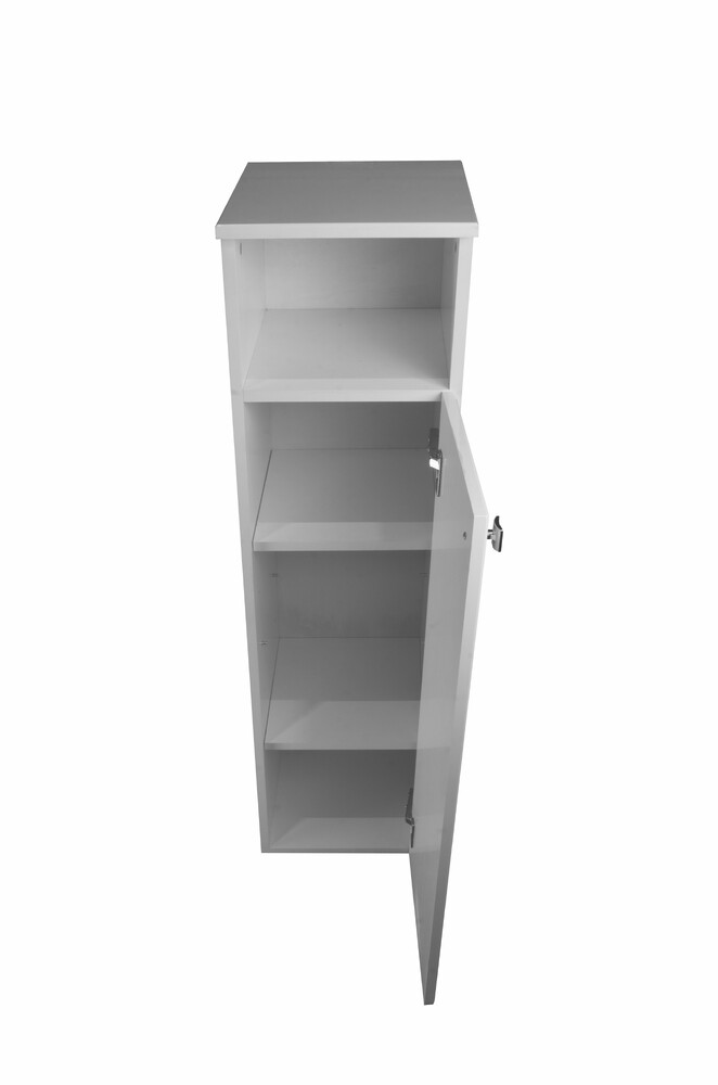 Пенал SANTREK HOME "Виола" (Белый глянец) 1 дверь с НИШЕЙ Правый 300х1150х300