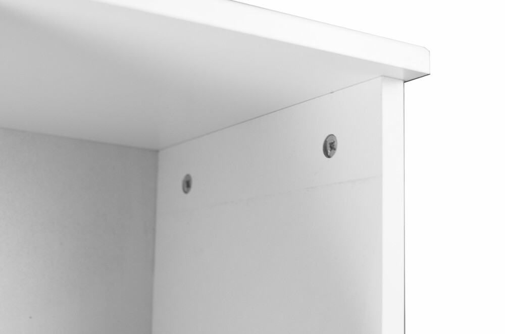 Пенал SANTREK HOME "Виола" (Белый глянец) 1 дверь с НИШЕЙ Правый 300х1150х300