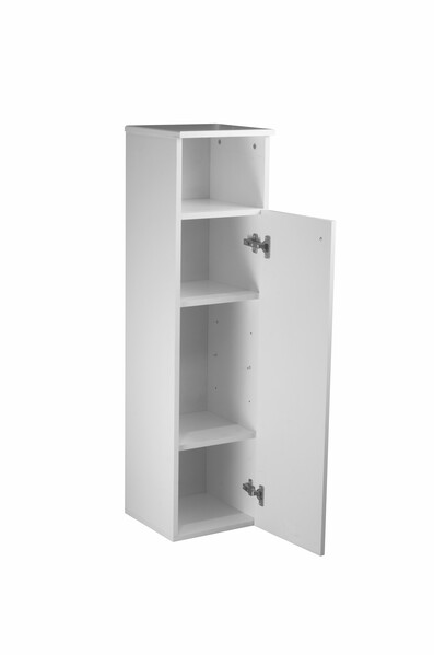 Пенал SANTREK HOME "Виола" (Белый глянец) 1 дверь с НИШЕЙ Правый 300х1150х300