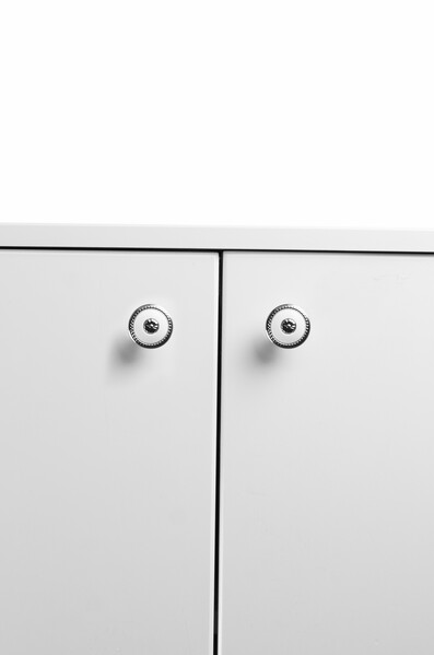 Тумба SANTREK HOME "Виола" (Белый глянец) 2 двери 400х836х350