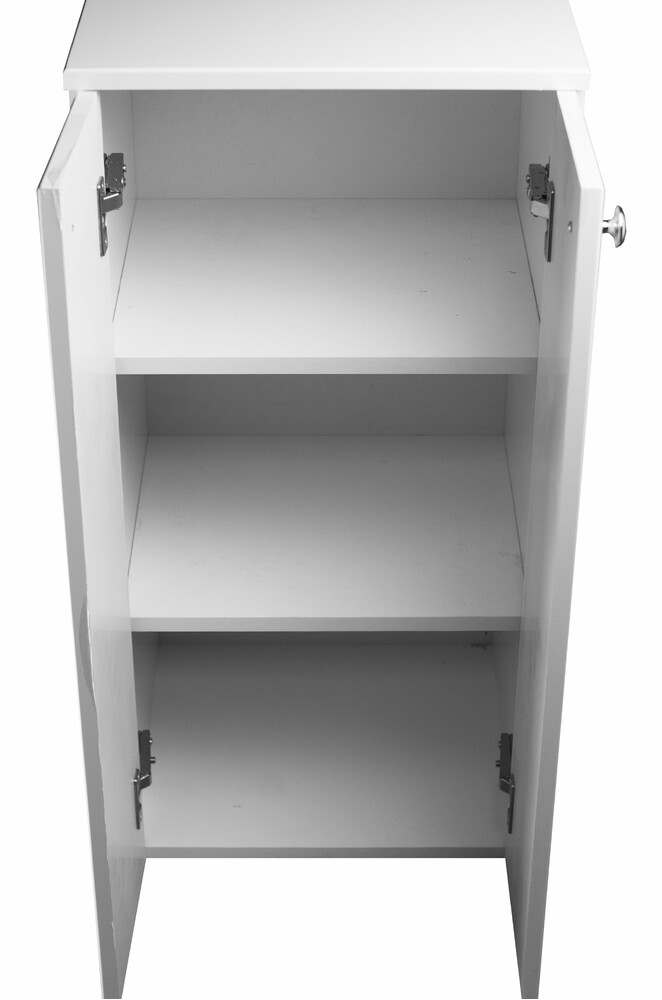 Тумба SANTREK HOME "Виола" (Белый глянец) 2 двери 400х836х350