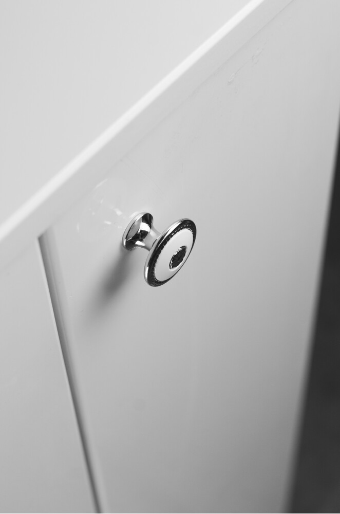 Тумба SANTREK HOME "Виола" (Белый глянец) 2 двери 400х836х350