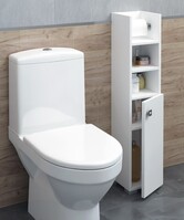 Пенал SANTREK HOME "Виола" (Белый глянец) 1 дверь 2 НИШИ с ВТУЛКОЙ Правый 200х950х190