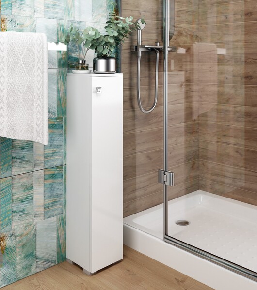 Пенал SANTREK HOME "Виола" (Белый глянец) 1 дверь Правый 200х950х190