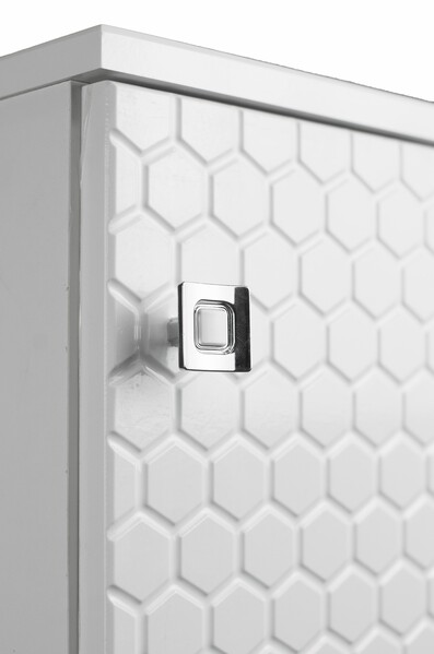 Пенал SANTREK HOME "Гранд" (Белый ясень софт) 1 дверь Правый 200х950х190