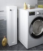 Пенал SANTREK HOME "Гранд" (Белый ясень софт) 1 дверь Правый 200х950х190