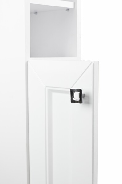 Пенал SANTREK HOME "Гранд" (Белый глянец) 1 дверь 2 НИШИ Левый 200х950х190