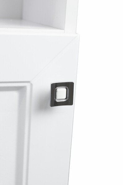 Пенал SANTREK HOME "Гранд" (Белый глянец) 1 дверь 2 НИШИ Левый 200х950х190