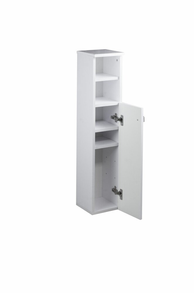 Пенал SANTREK HOME "Гранд" (Белый глянец) 1 дверь 2 НИШИ Правый 200х950х190