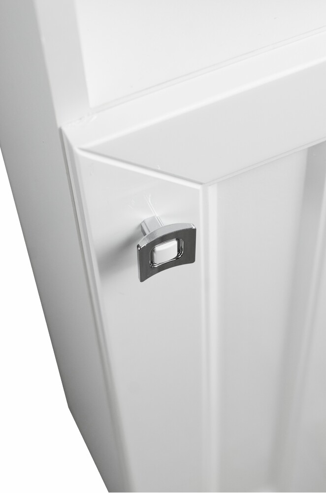 Пенал SANTREK HOME "Гранд" (Белый глянец) 1 дверь 2 НИШИ Правый 200х950х190