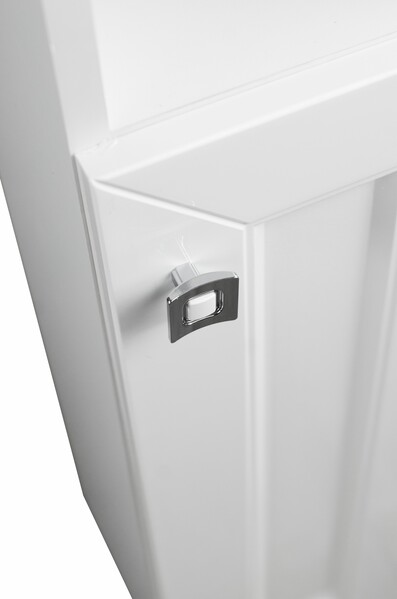 Пенал SANTREK HOME "Гранд" (Белый глянец) 1 дверь 2 НИШИ Правый 200х950х190