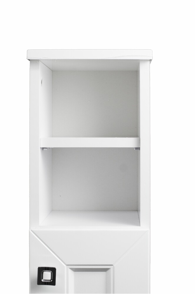 Пенал SANTREK HOME "Гранд" (Белый глянец) 1 дверь 2 НИШИ Правый 200х950х190