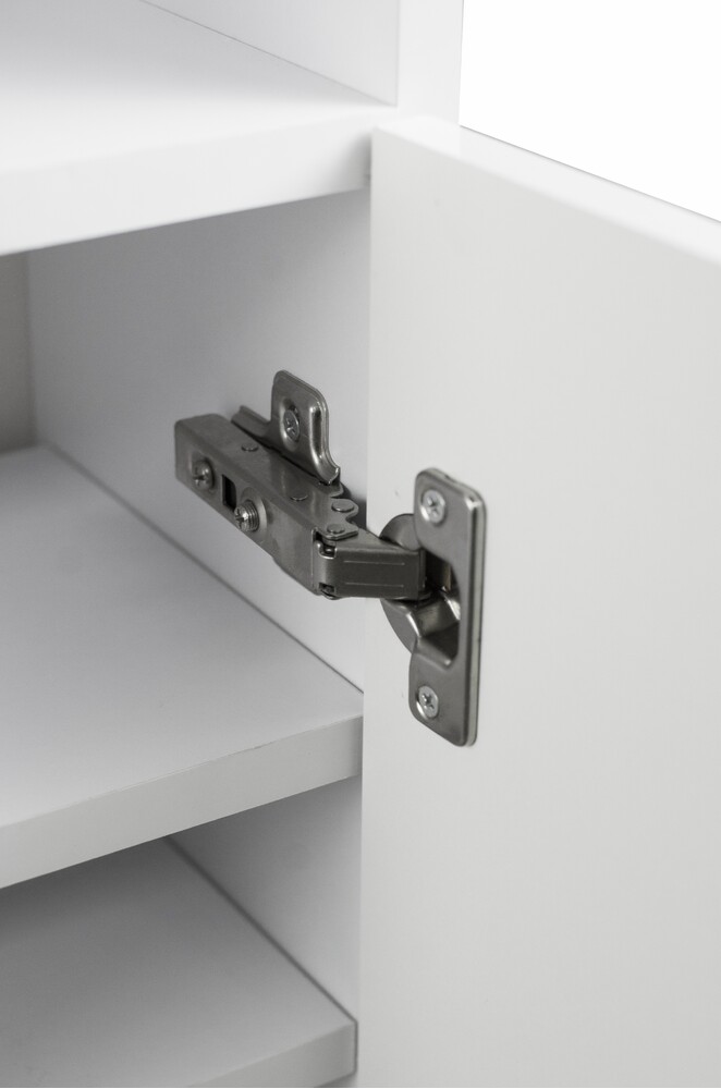 Пенал SANTREK HOME "Гранд" (Белый глянец) 1 дверь 2 НИШИ Правый 200х950х190