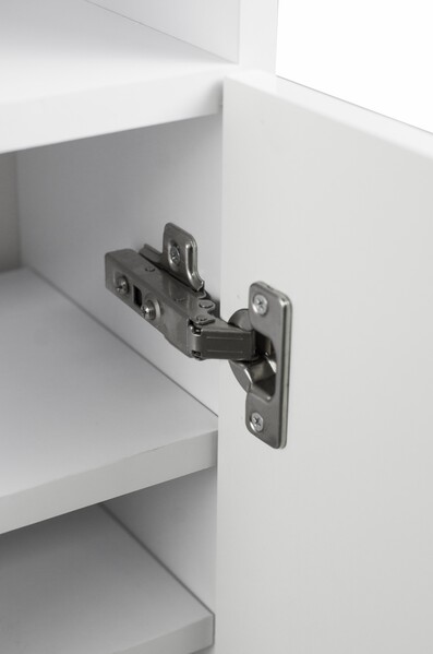 Пенал SANTREK HOME "Гранд" (Белый глянец) 1 дверь 2 НИШИ Правый 200х950х190