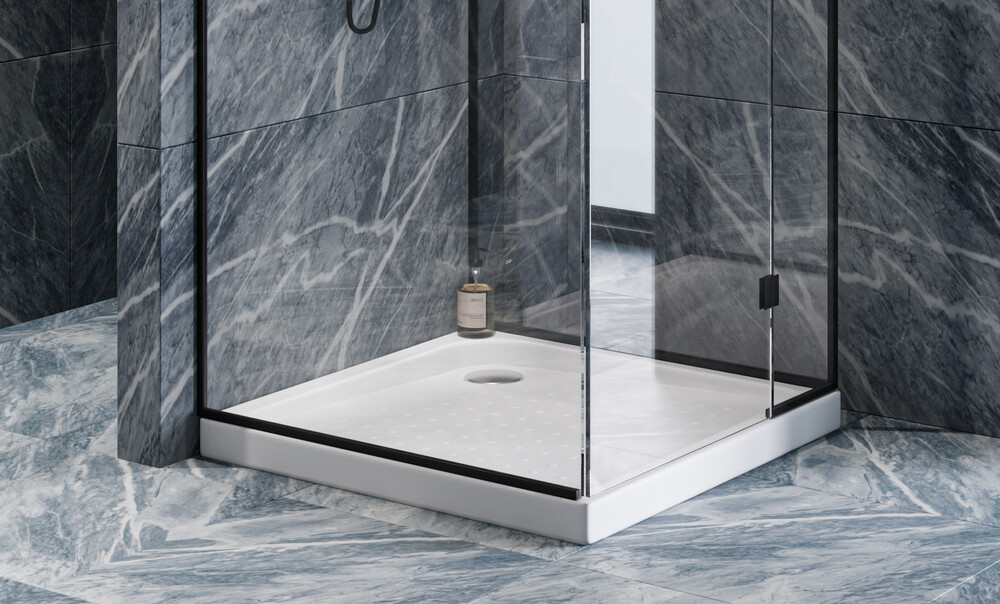 Поддон душевой керамический квадрат 900*900*45 мм г.Киров