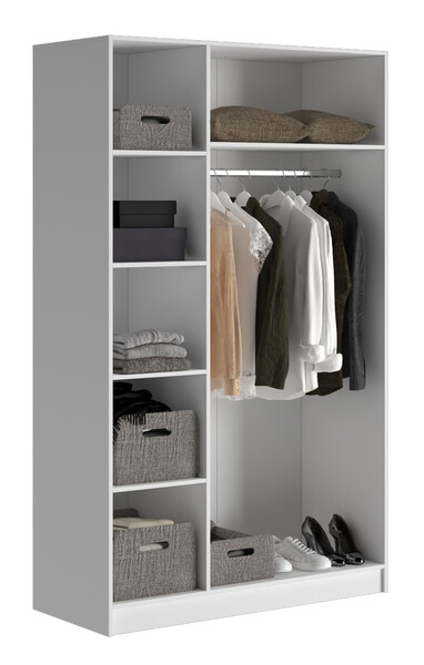 Шкаф Бостон 1200*2200*520 (Белый) 2616