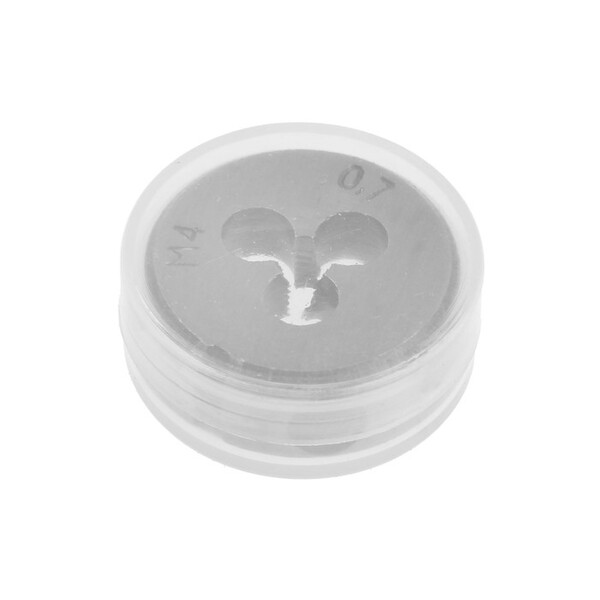 Плашка метрическая ТУНДРА, М4 х 0.7 мм 2705925