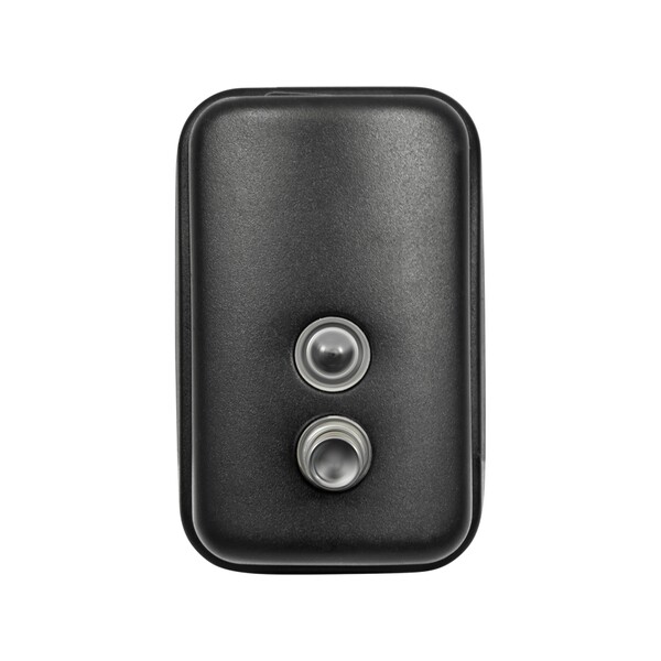 Дозатор для жидкого мыла настенный Puff-8605BL 0,5л, НЕРЖ. СТАЛЬ AISI 304 ЧЕРНЫЙ