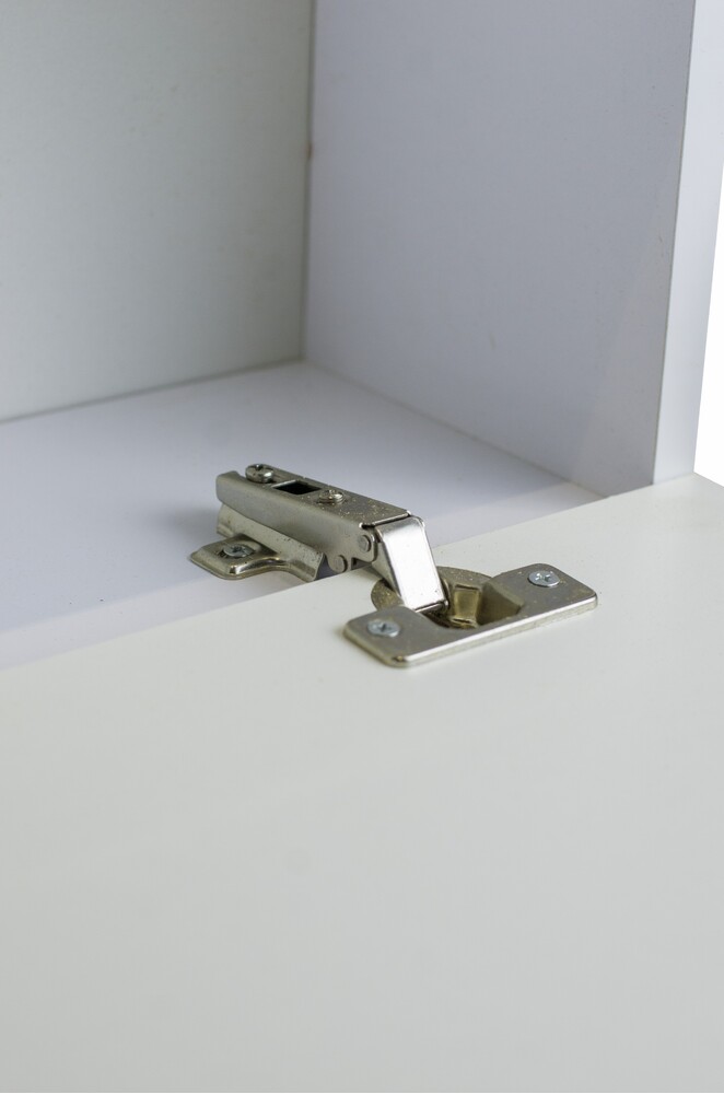 Шкаф подвесной Горизонтальный SANTREK HOME "Виола" (Белый глянец) 1 дверь 500х200х190