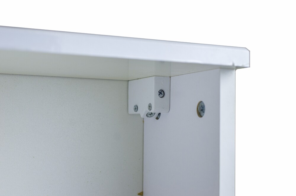 Шкаф подвесной Горизонтальный SANTREK HOME "Виола" (Белый глянец) 1 дверь 500х200х190