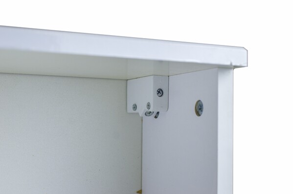 Шкаф подвесной Горизонтальный SANTREK HOME "Виола" (Белый глянец) 1 дверь 500х200х190