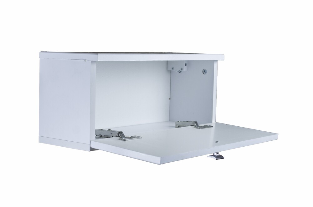 Шкаф подвесной Горизонтальный SANTREK HOME "Виола" (Белый глянец) 1 дверь 500х200х190