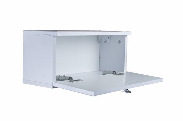 Шкаф подвесной Горизонтальный SANTREK HOME "Виола" (Белый глянец) 1 дверь 500х200х190