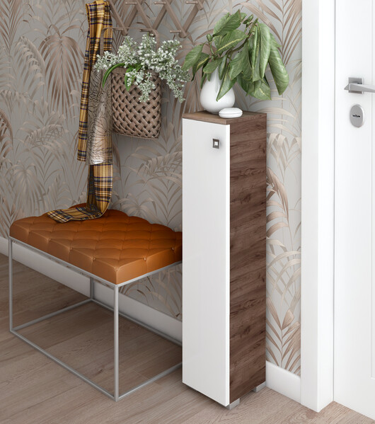 Шкаф туалетный ШТ SANTREK HOME "Виола" бело-коричневый 200*950*190