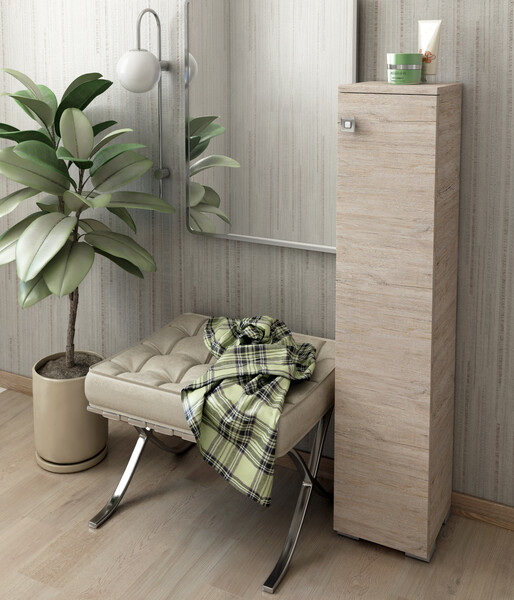 Шкаф туалетный ШТ SANTREK HOME "Виола" пикар правый 200*950*190