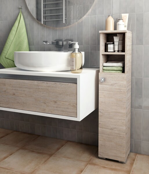 Шкаф туалетный ШТ SANTREK HOME "Виола" 2 ниши пикар правый 200*950*190