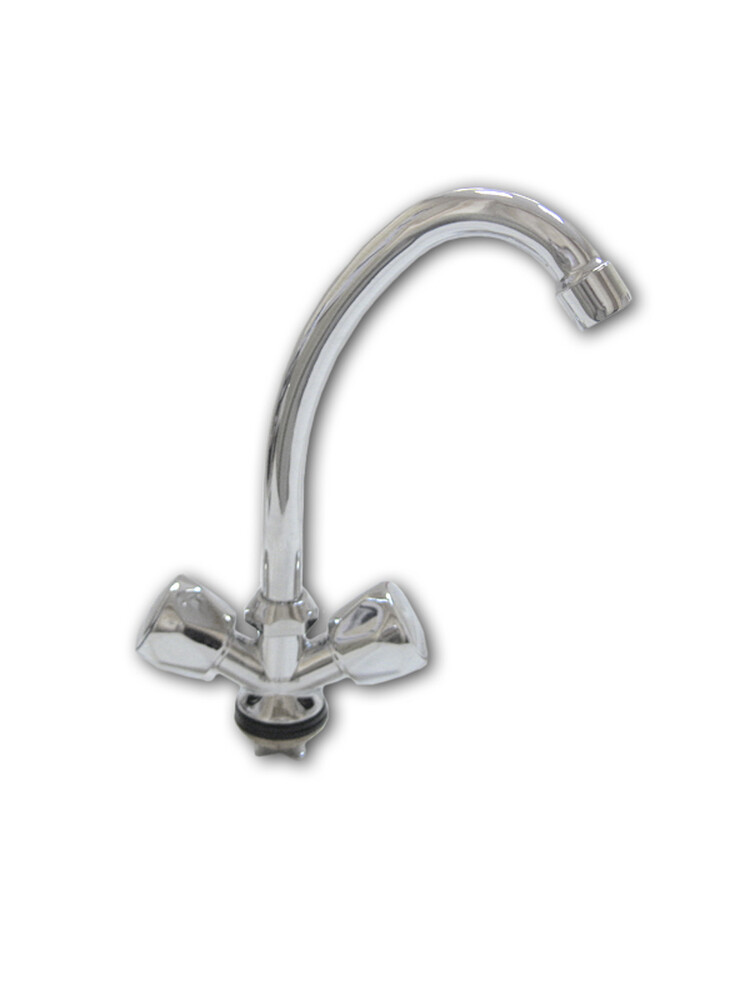 Смеситель Кухня DIABLO (рег.№377092) 1/2 м/к (250-R 21) НА ГАЙКЕ Глобо