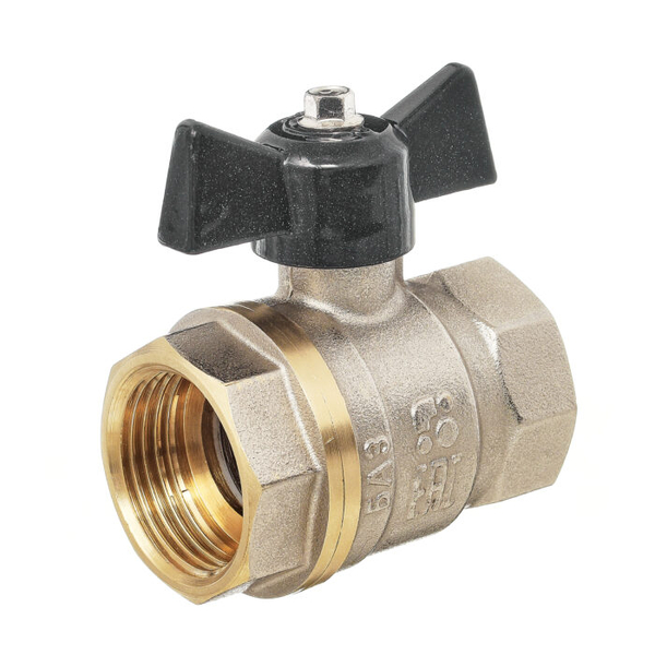 Кран вода 11Б27п1 ДУ-15 1/2 г/г баб. НИКЕЛЬ БОЛОГОЕ