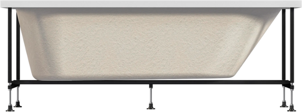 Ванна акрил BAS "ОРИОН-PRO" 170х75 BAS PROfessional 100% литьевой акрил в компл. с каркасом (без фолдона) БЕЗ АВТОСЛИВА