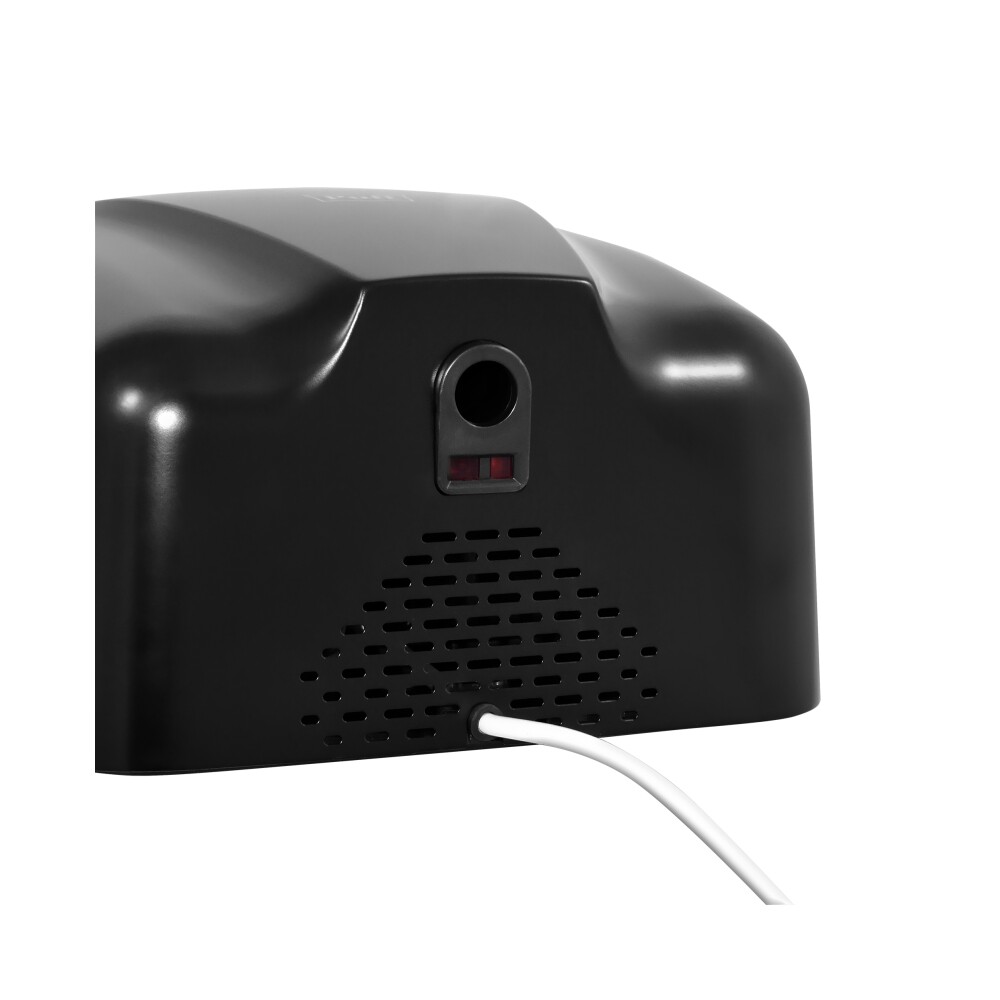 Электросушитель для рук Puff-8885 NEW (1,8 кВт) НЕРЖ. СТАЛЬ, ЧЕРНЫЙ