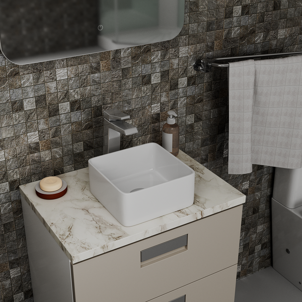 Раковина накладная DK Berlin DT1431116, 240*240*120мм, белый