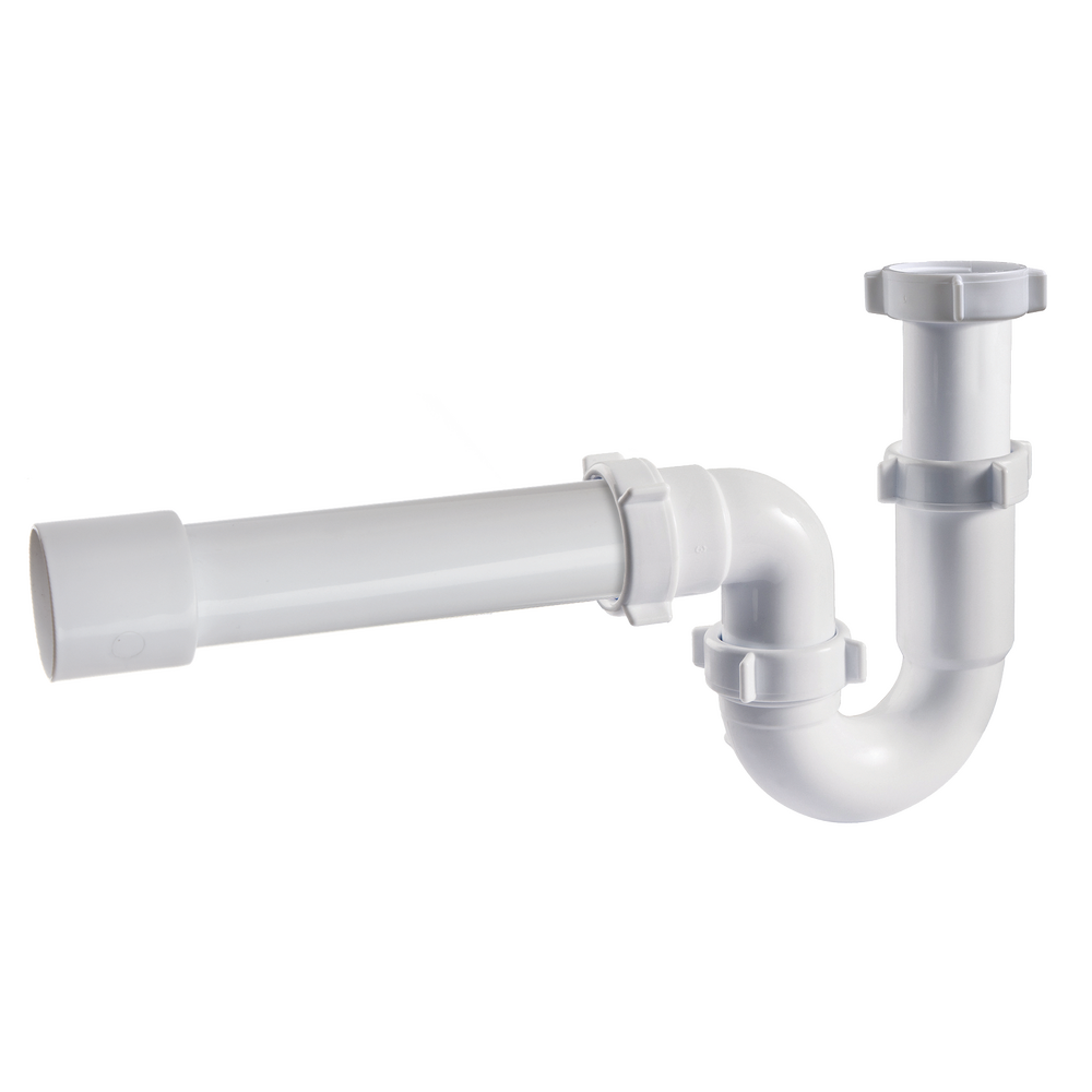 S-40021 Сифон прямоточный без выпуска ОРИО 1 1/2" с прямой трубой 40-40/50