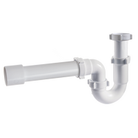 S-40021 Сифон прямоточный без выпуска ОРИО 1 1/2" с прямой трубой 40-40/50