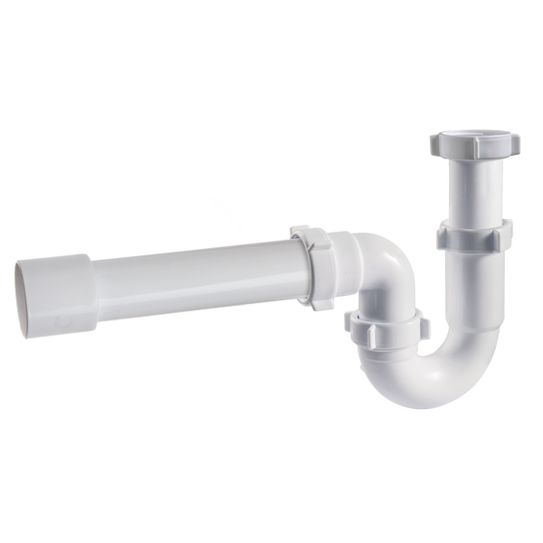 S-40021 Сифон прямоточный без выпуска ОРИО 1 1/2" с прямой трубой 40-40/50