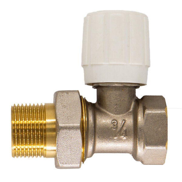 Регулирующий клапан для радиатора ручной ПРЯМОЙ 3/4" СТМ ТЕРМО 