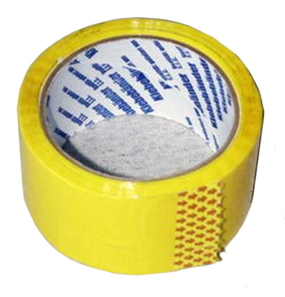 Скотч Klebebander 50*50м 45 мкм ЖЕЛТЫЙ 128/36/6