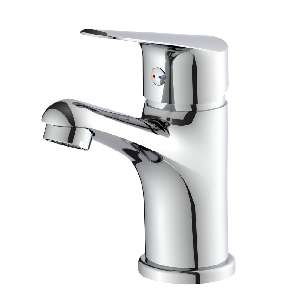 LM6506C Partner Смеситель для умывальника одноручный, монолитный, хром LEMARK