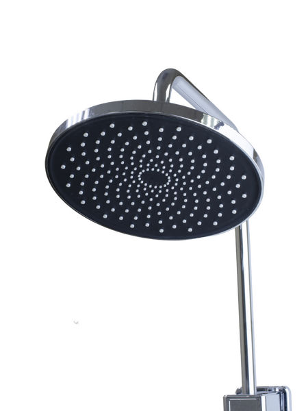 Душевая система SANTREK AQUA-1240 PRESTIGE (SAP-1240)  шар. d-35 с верхним душем, смесителем, гигиен лейкой (хром)