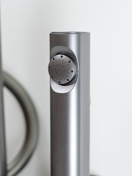 Душевая система SANTREK AQUA-1245 PRESTIGE (SAP-1245)  шар. d-35 с верхним душем, смесителем, гигиен лейкой (оруж сталь)