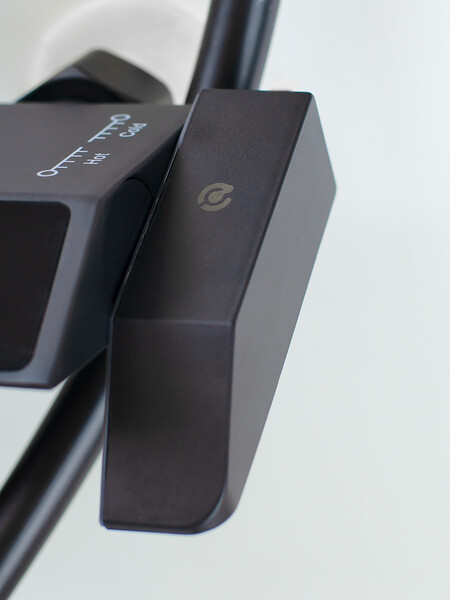 Душевая система SANTREK AQUA-1250 PRESTIGE (SAP-1250)  шар. d-28 с верхним душем, смесителем, гигиен лейкой (черный)