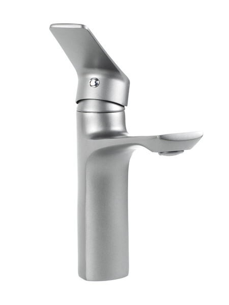 Смеситель Тюльпан SANTREK AQUA-1045 "PRESTIGE" (SAP-1045) шар. d-35 (оруж сталь)