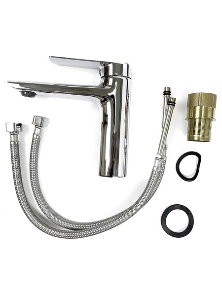 Смеситель Тюльпан SANTREK AQUA-1047 "PRESTIGE" (SAP-1047) шар. d-35 (хром)