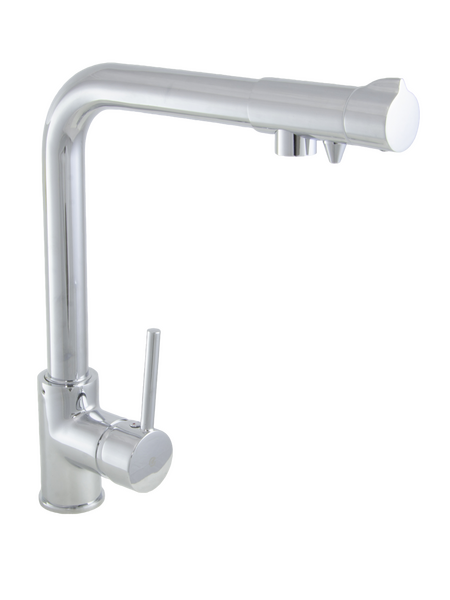 Смеситель Кухня SANTREK AQUA-1036 "PRESTIGE" (SAP-1036) шар. d-35 с подключением фильтра питевой воды (хром)