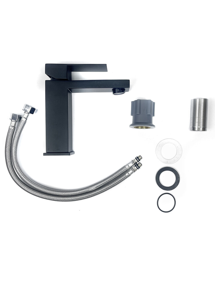 Смеситель Тюльпан SANTREK AQUA-1044 "PRESTIGE" (SAP-1044) шар. d-35 (черный)